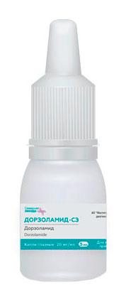 Фото Дорзоламид-СЗ, капли глазные 20 мг/мл 5 мл, 1 шт.