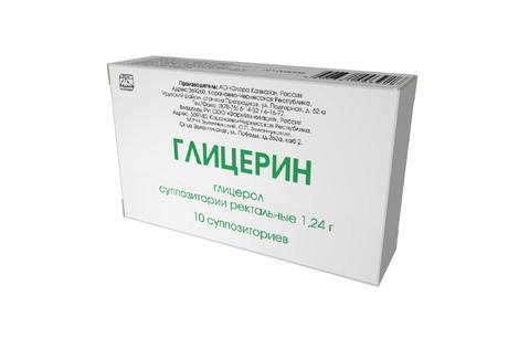 Фото Глицерин, суппозитории ректальные 1,24 г, 10 шт.