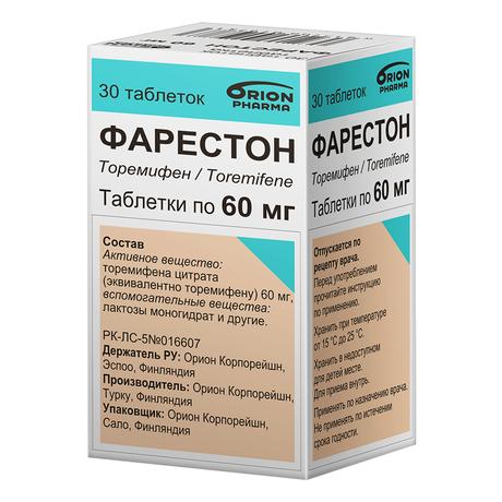 Фото Фарестон, таблетки, 60 мг, 30 шт.