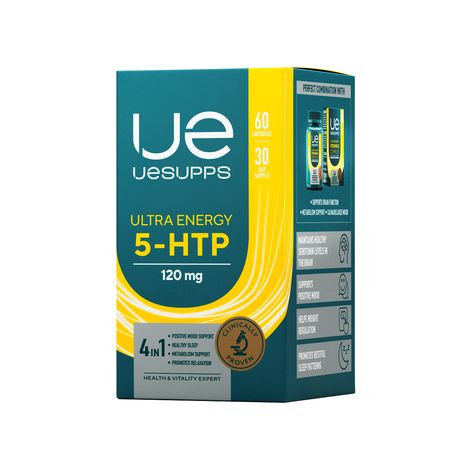 Фото UESUPPS Ультра Энерджи 5-HTP, капсулы, 60 шт.