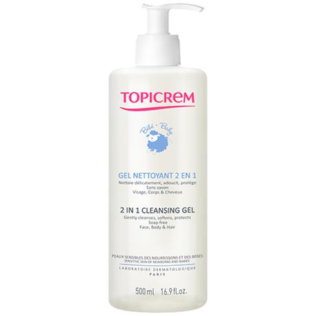Фото Topicrem, очищающий гель 2 в 1 для детей 500 мл
