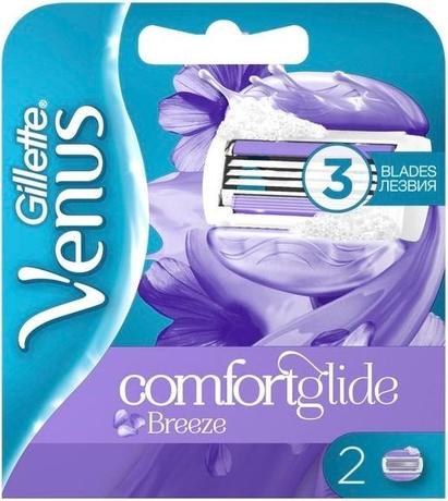 Фото Gillette Venus Breeze, кассеты для станка, 2 шт.