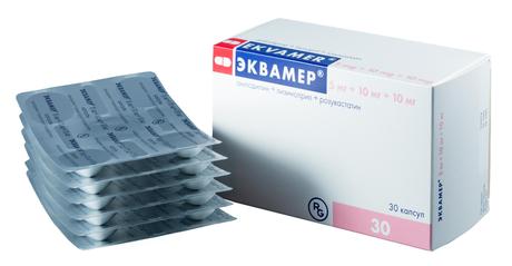 Фото Эквамер, капсулы 5 мг+10 мг+10 мг, 30 шт.