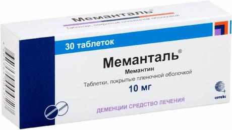 Фото Меманталь таблетки, покрытые пленочной оболочкой 10 мг, 30 шт.