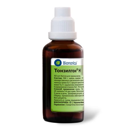 Фото Тонзилгон Н, капли, 50 мл