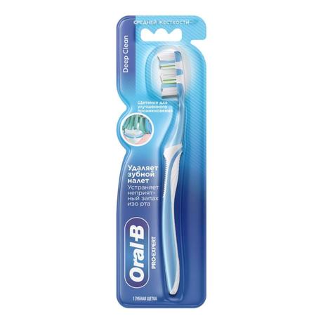 Фото ORAL-B Зубная щетка Pro-Expert Глубокое Очищение, средняя жесткость