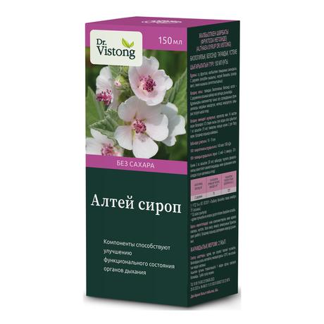Фото Dr.Vistong, сироп Алтея с витамином С, 150 мл