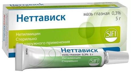 Фото Неттависк, мазь глазная 0.3%, 5 мл