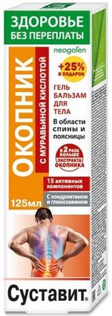Фото Суставит Окопник с муравьиной кислотой, гель-бальзам, 100 мл