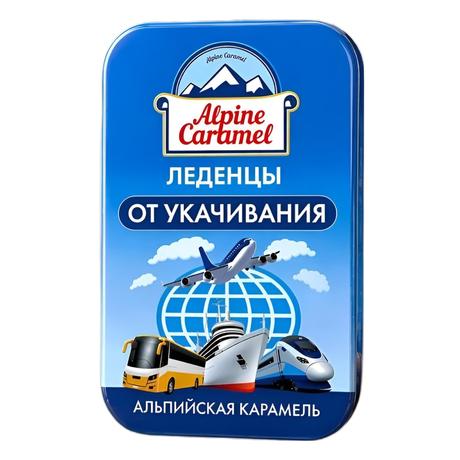 Фото Alpine Caramel Альпийская Карамель, леденцы от укачивания, 53 г
