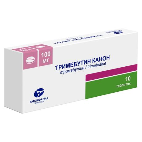 Фото Тримебутин Канон, таблетки 100 мг, 10 шт.