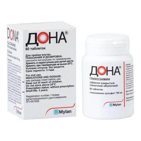 Фото Дона, таблетки в пленочной оболочке 750 мг, 60 шт.
