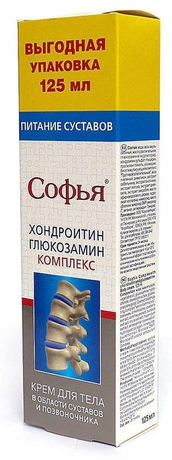 Фото Софья хондроитин-глюкозамин, крем, 125 мл
