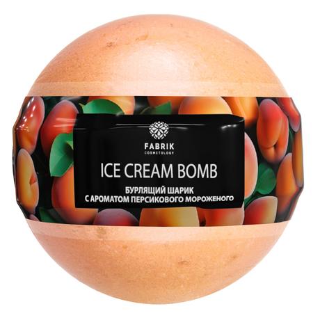 Фото Шарик бурлящий для ванны (Персиковое мороженное) 120 г