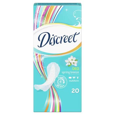 Фото Прокладки Discreet на каждый день Deo spring breeze multiform, 20 шт.