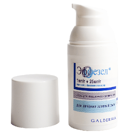Фото Эффезел, гель 1 мг/г+25 мг/г, 30 г