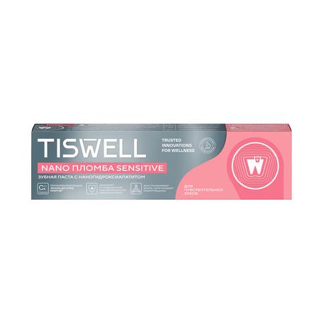 Фото TISWELL зубная паста реминерализирующая от кариеса с наногидроксиапатитом для чувствительных зубов 110 г, 1 шт.