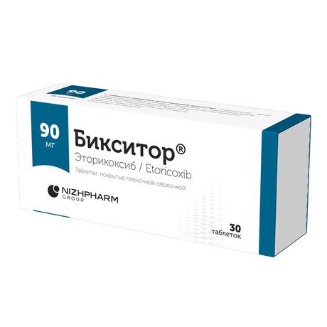 Фото Бикситор, таблетки покрыт. плен. об. 90 мг, 30 шт.
