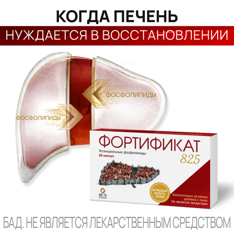 Фото Фортификат 825 мг, капсулы 1490 мг, 30 шт.