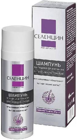 Фото Селенцин Пептид Актив для мужчин, пептидный шампунь, 200 мл