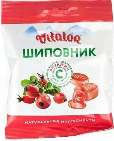Фото Виталор, карамель (шиповник и витамин С), 60 г