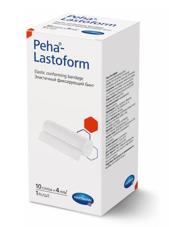 Фото Hartmann Peha-Lastoform, бинт эластичный 4 м х 10 см, 1 шт.