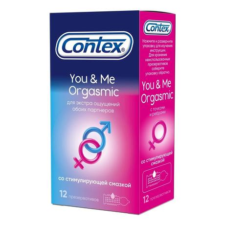Фото Contex Презервативы You&Me Orgasmic, 12 шт.