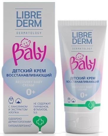 Фото Librederm Baby, крем восстанавливающий с ланолином и экстрактом хлопка 50 мл