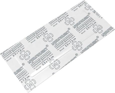 Фото Лейкопластырь бактерицидный сильной фиксации Мультипласт, 2,3 х 7,2см