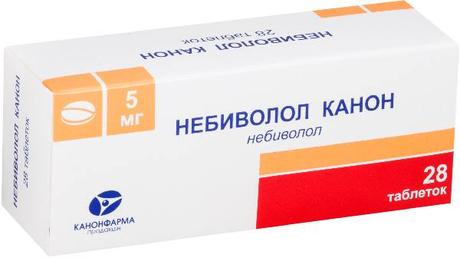 Фото Небиволол Канон, таблетки 5 мг, 28 шт.