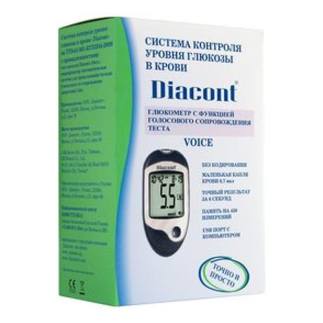 Фото Глюкометр Diacont Войс, 1 шт.