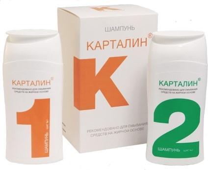 Фото Карталин, шампунь Шаг №1/Шаг №2,  флакон 150 мл