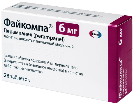 Фото Файкомпа, таблетки, покрытые пленочной оболочкой, 6 мг, 28 шт.