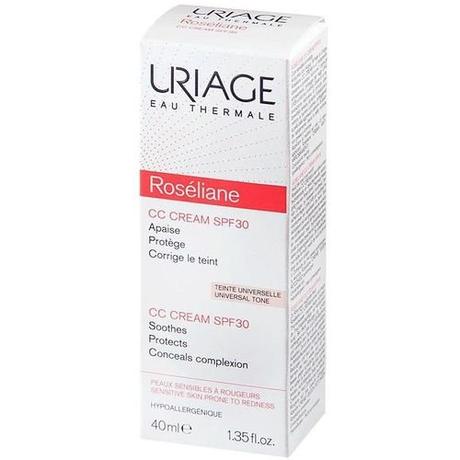 Фото Uriage Roseliane CC крем п/покраснений с тон эффектом Spf30 косметический крем  40 мл №1