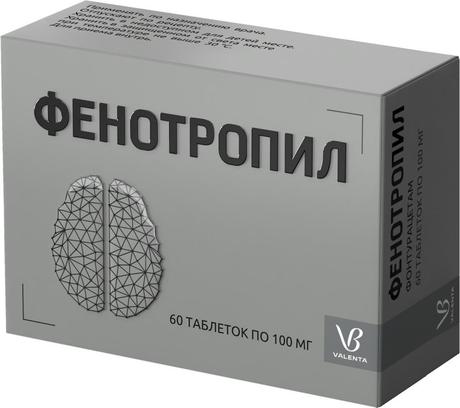 Фото Фенотропил, таблетки 100 мг, 60 шт.