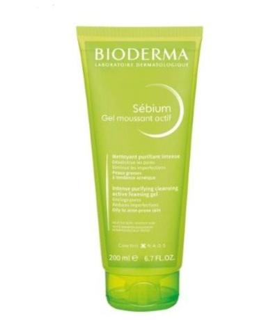 Фото Bioderma Sebium гель актив д/умывания жирной кожи, склонной к акне косметический гель  200 мл №1