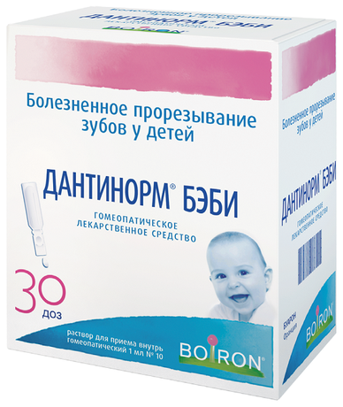 Фото Дантинорм Бэби, раствор, пакеты-саше 1 мл, 30 шт.
