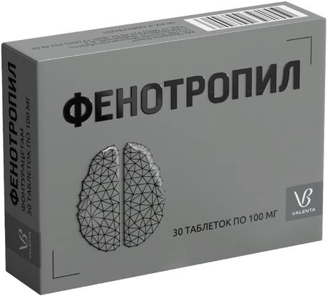 Фото Фенотропил, таблетки 100 мг, 30 шт.