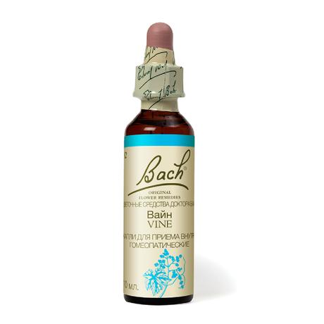 Фото Капли Баха Вайн №32, капли гомеопатические флакон, 10 мл