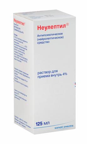 Фото Неулептил, раствор для приема внутрь 4%, 125 мл