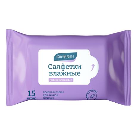 Фото Салфетки влажные ComForte универсальные, 15 шт.