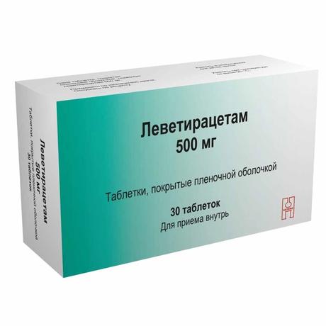 Фото Леветирацетам таблетки, покрытые пленочной оболочкой 500 мг, 30 шт. (Макиз-фарма)