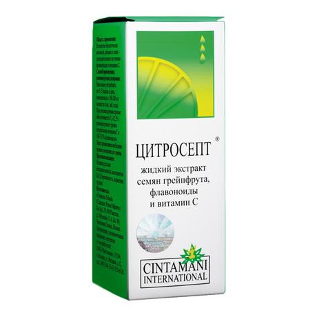 Фото Цитросепт, капли 10 мл, 1 шт.