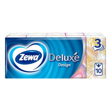 Фото Зева Делюкс Дизайн, платочки носовые бумажные, 100 шт.