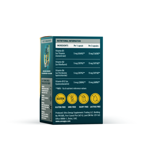 Фото UESUPPS Ультра Энерджи Витамин B Комплекс, капсулы, 90 шт.