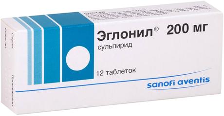 Фото Эглонил, таблетки 200 мг, 12 шт.