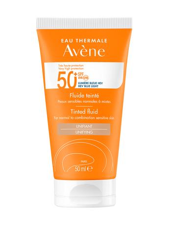 Фото Avene, солнцезащитный тонирующий флюид SPF 50+, 50 мл