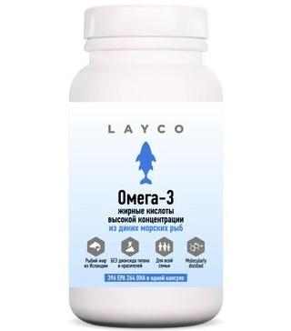 Фото Layco Омега-3 жирные кислоты высокой концентрации, капсулы, 60 шт.