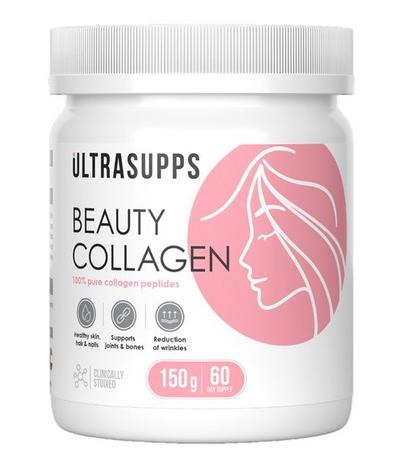 Фото Ultrasupps Бьюти. Коллаген. Пептиды. Порошок для приготовления раствора для приема внутрь [нейтральный] 150 г №1