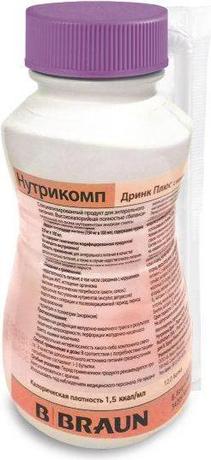 Фото Нутрикомп Дринк Плюс, смесь (клубника), 200 мл